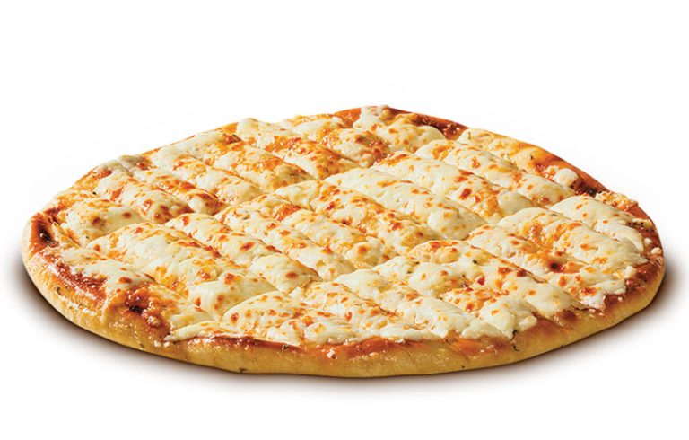 A Medium sized Greco Pizza Garlic Fingers